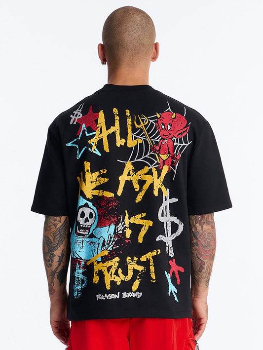 Hustle Black T-Shirt