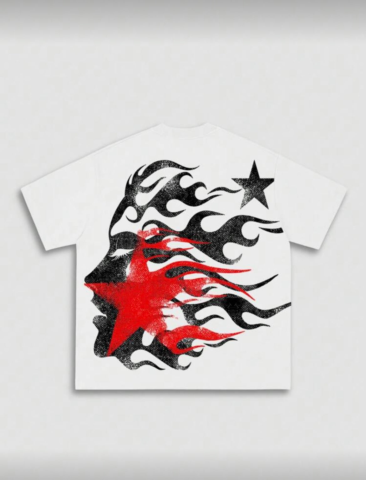 Star Face White T-Shirt