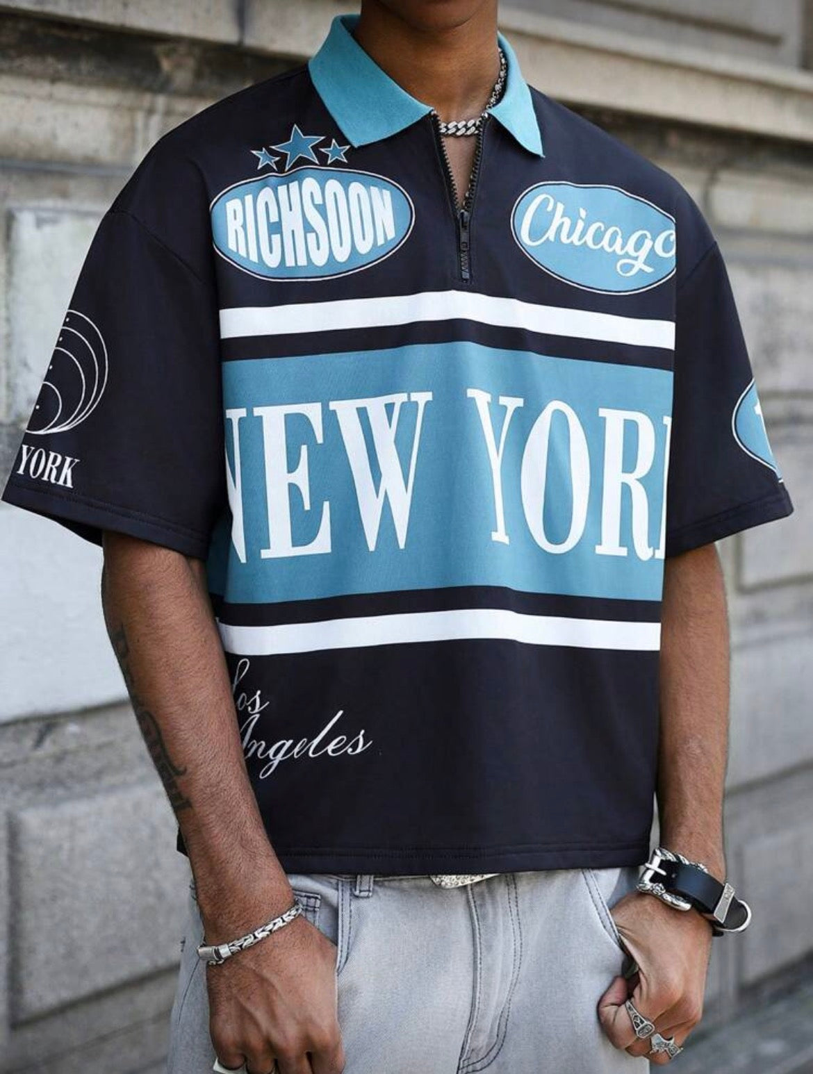 New York Blue Shirt