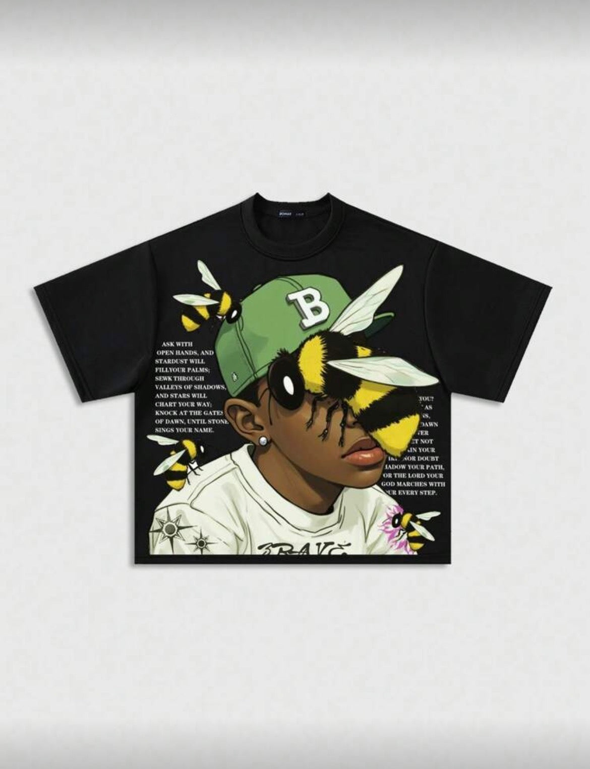 Bee Black T-Shirt