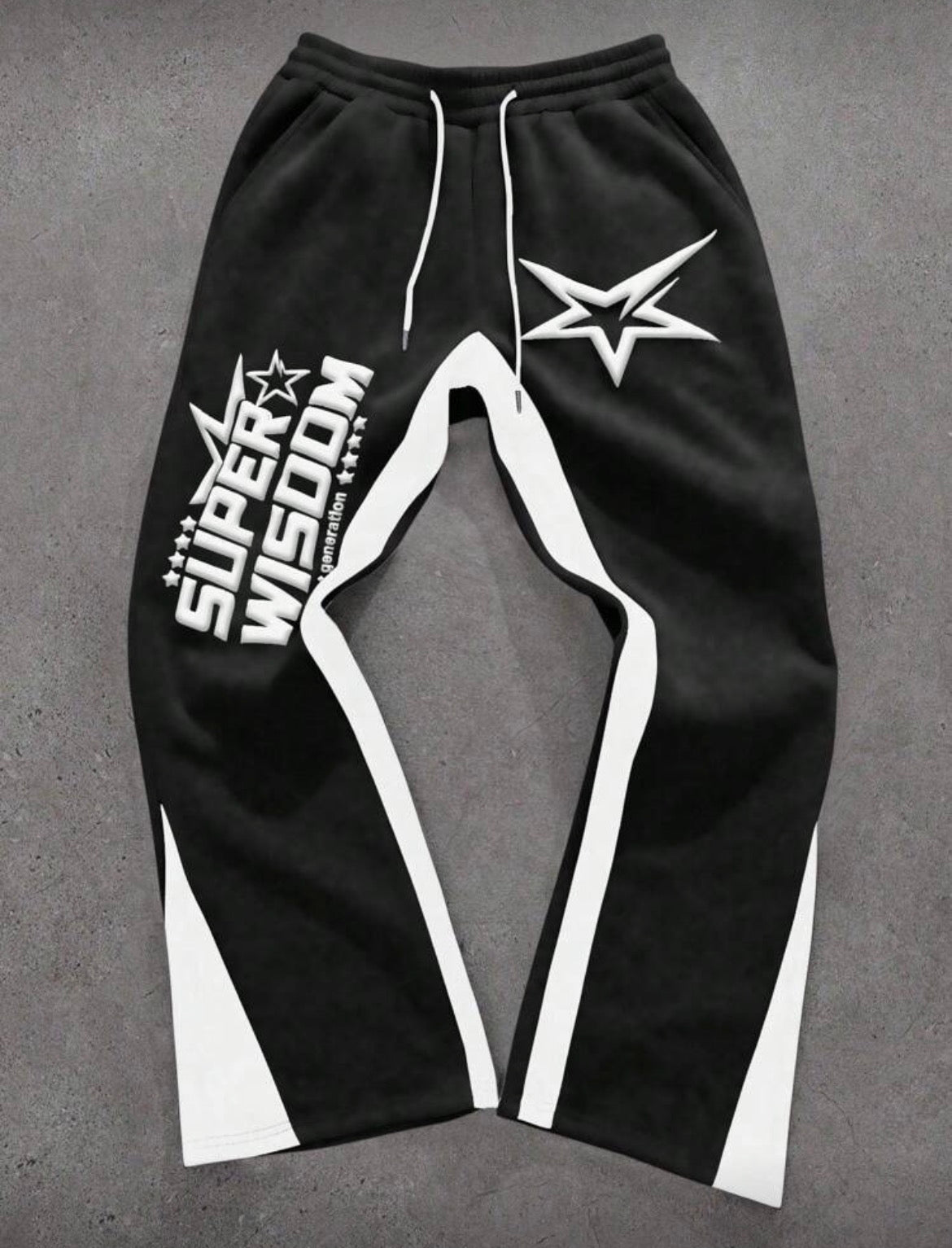 Wisdom Black Sweatpants
