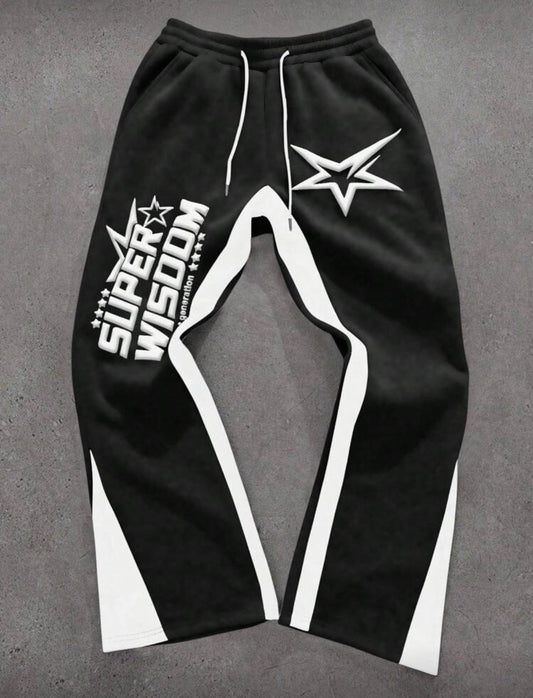 Wisdom Black Sweatpants