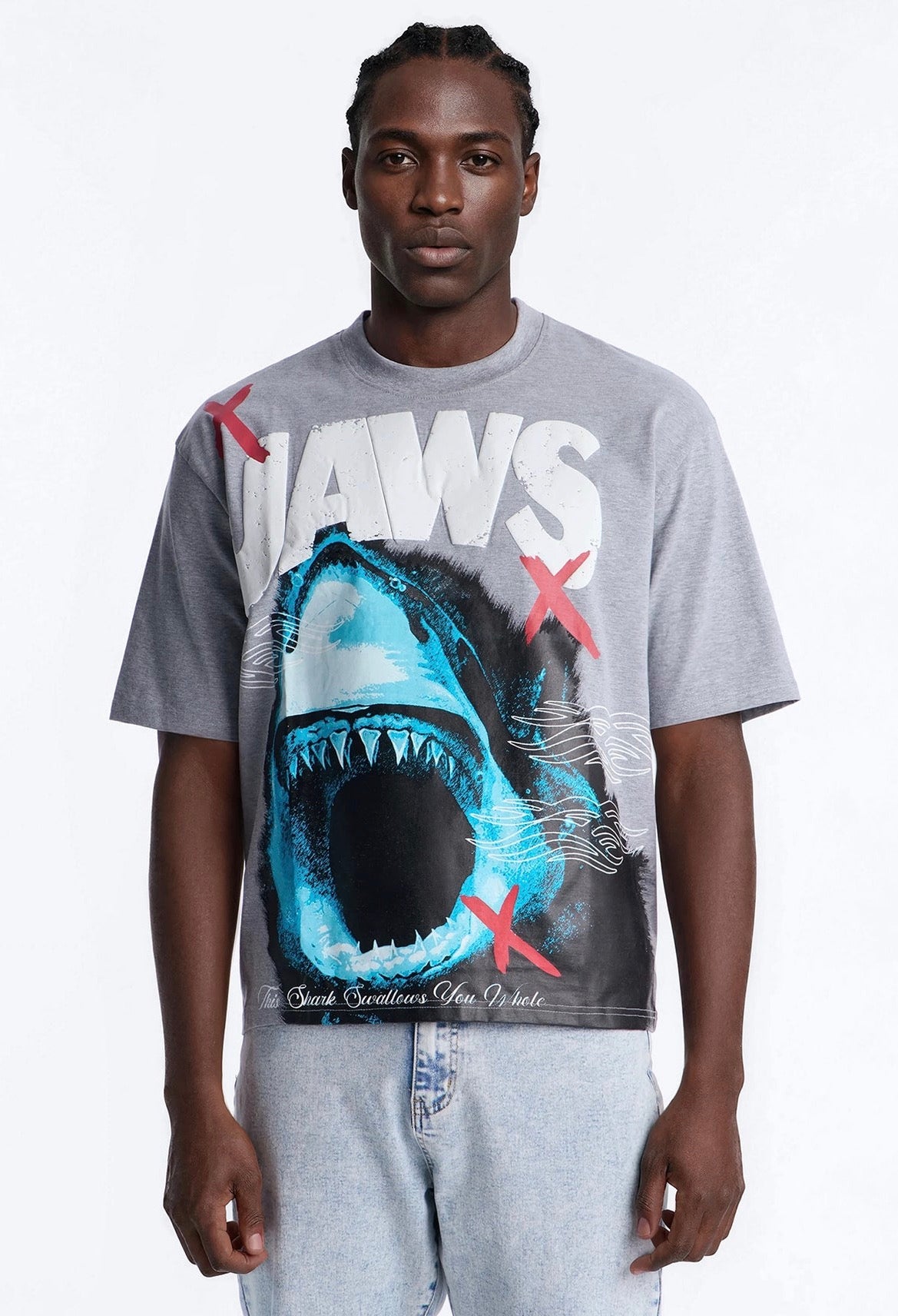 Jaws Shark Grey T-Shirt
