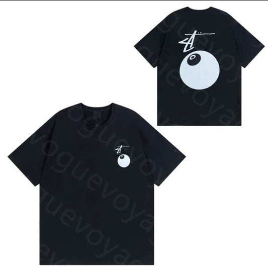 Stussy 8 ball Black T-Shirt