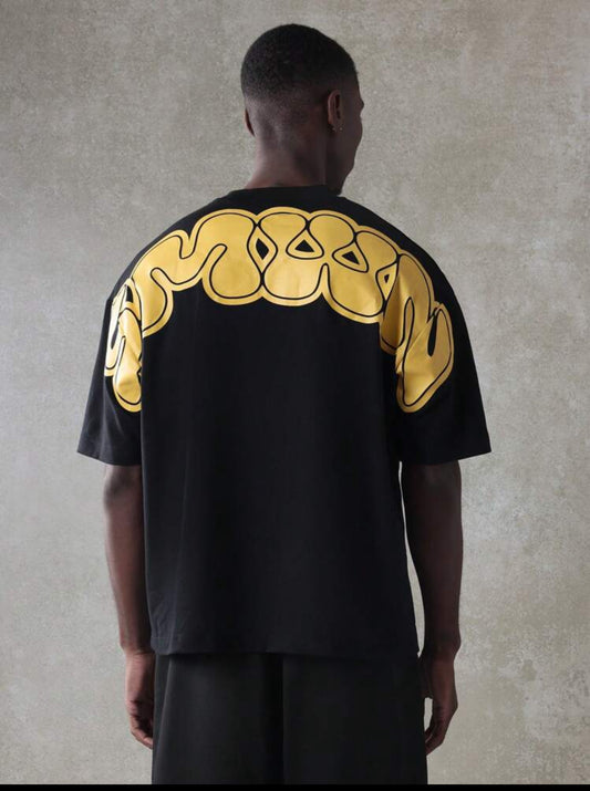Sumwon Yellow Letter T-shirt