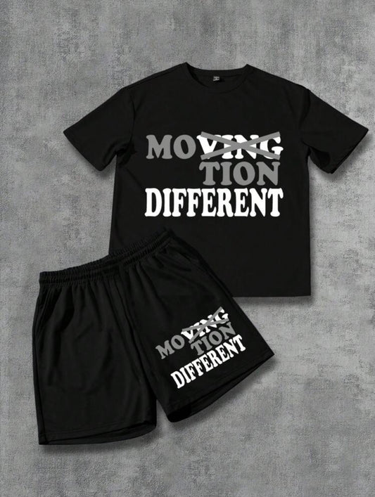 Motion Different Black Two Piece