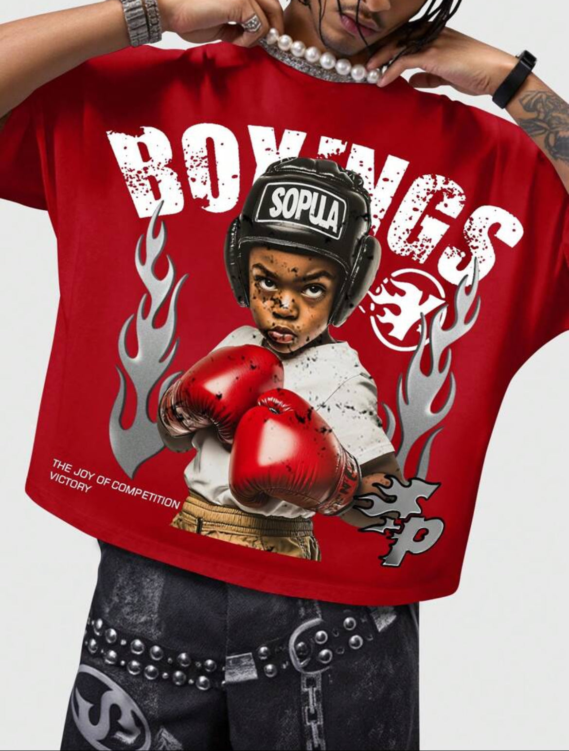 Boxing Red T-Shirt