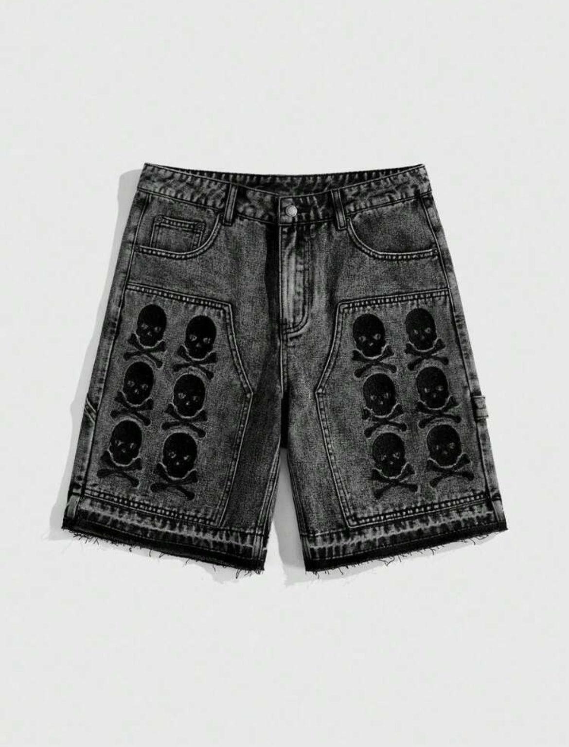 Skull Short Jeans