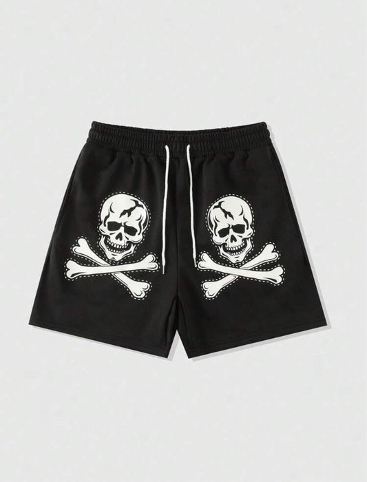 Men Skull Short Pants