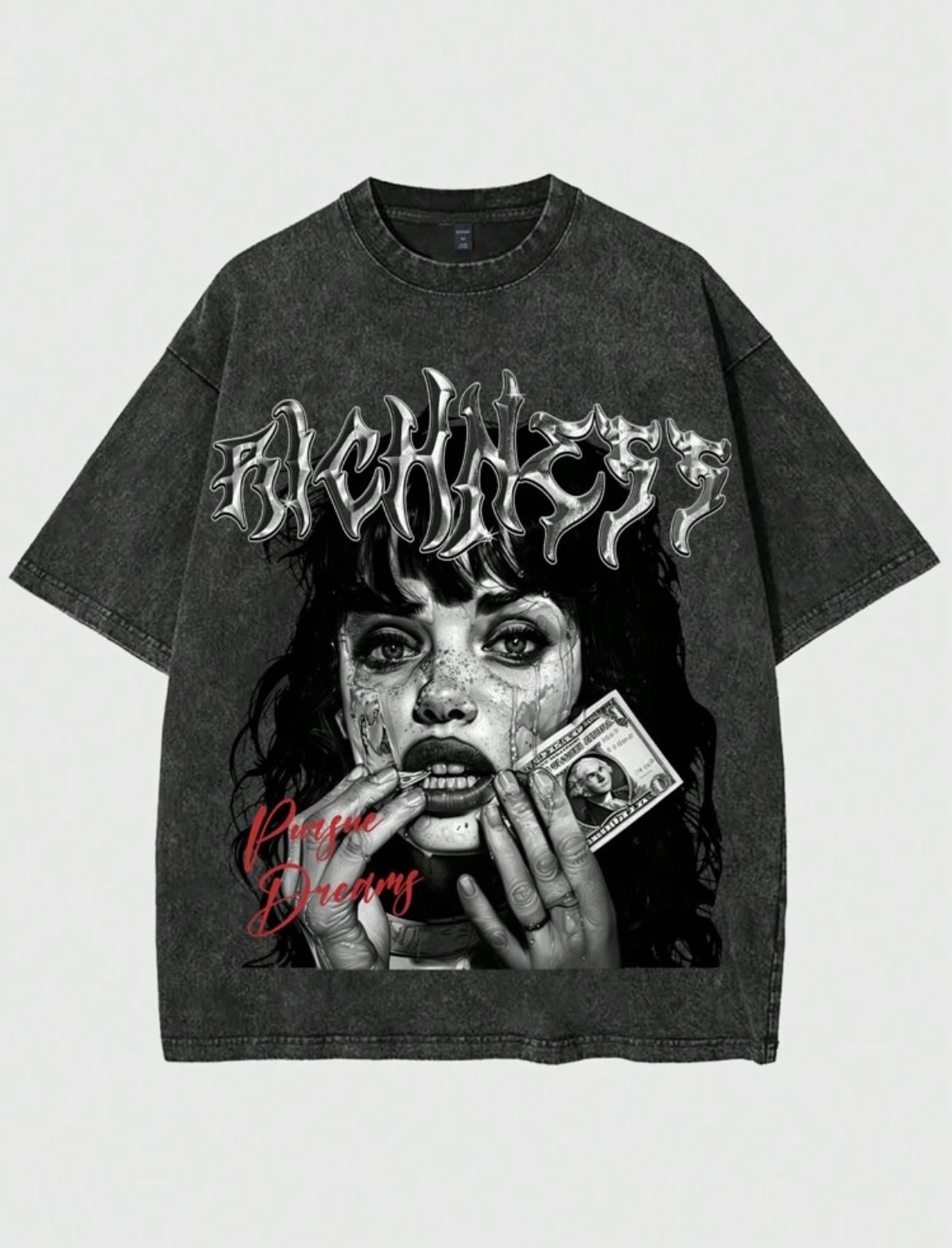 Washed Lady Face Tee