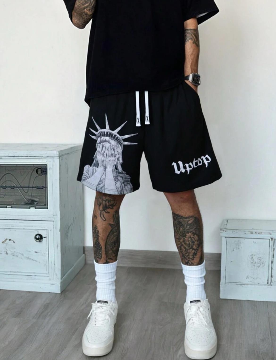 Up top Liberty Shorts Black