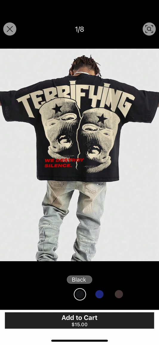 Terrifying Black T-Shirt