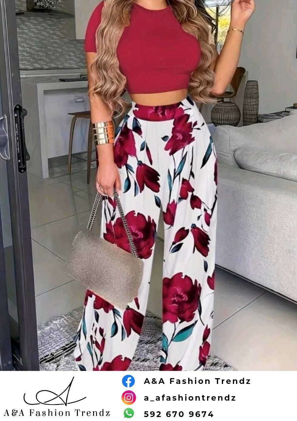 White Rose Two Piece
