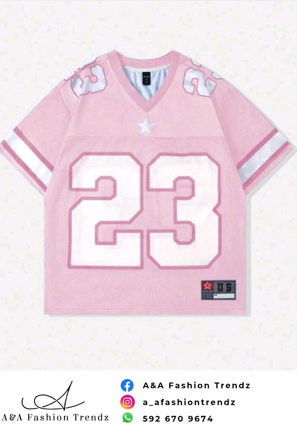 Romwe Pink Number Tee