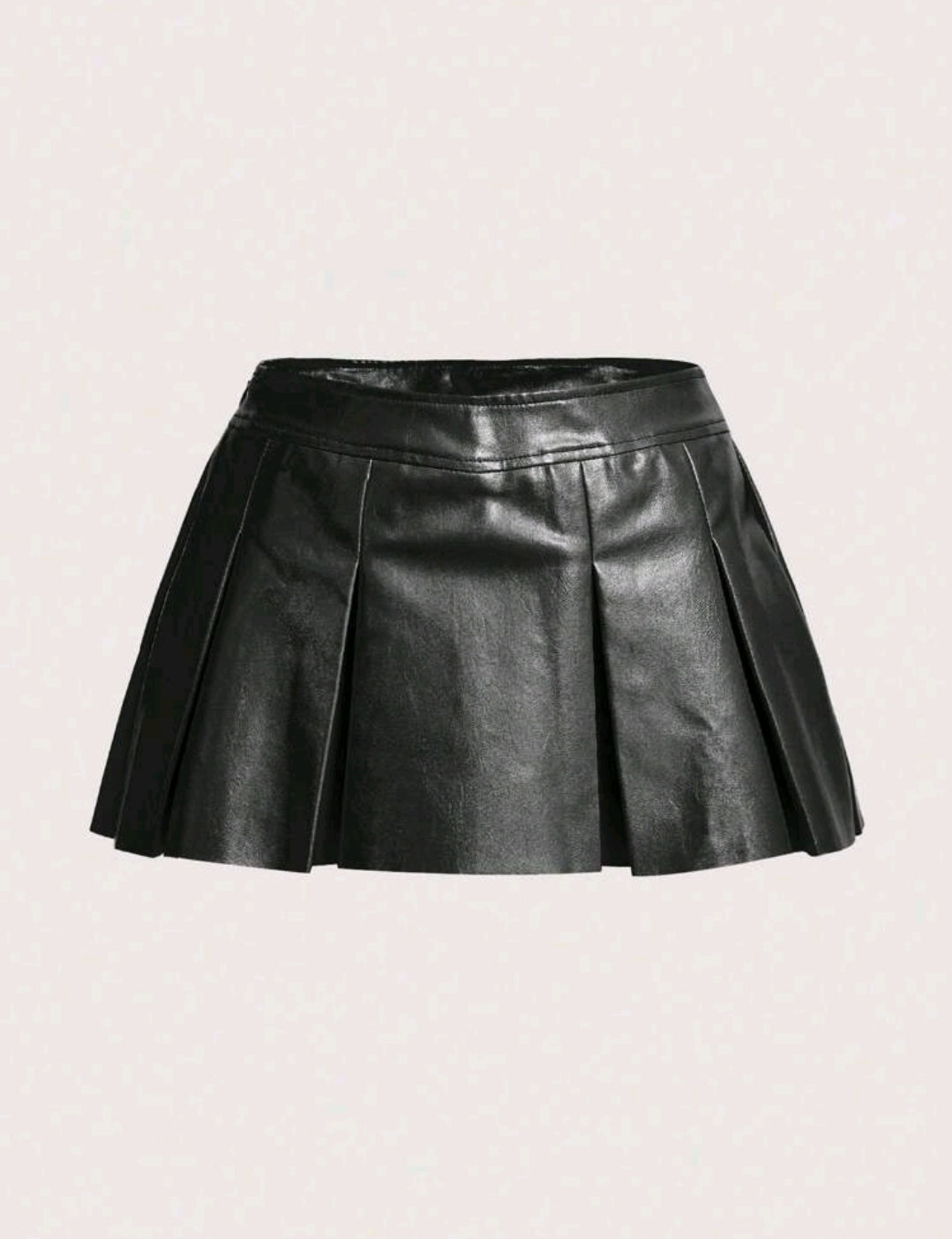 Black Leather Skirt