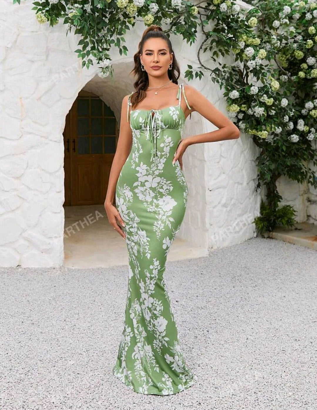 Green Mermaid Maxi Dress