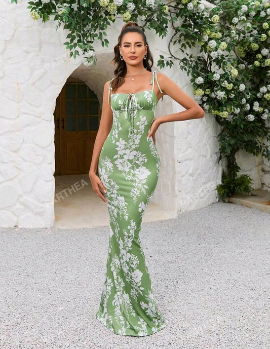 Green Mermaid Maxi Dress