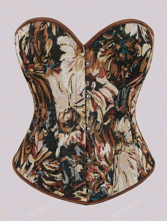 Brown Long Corset