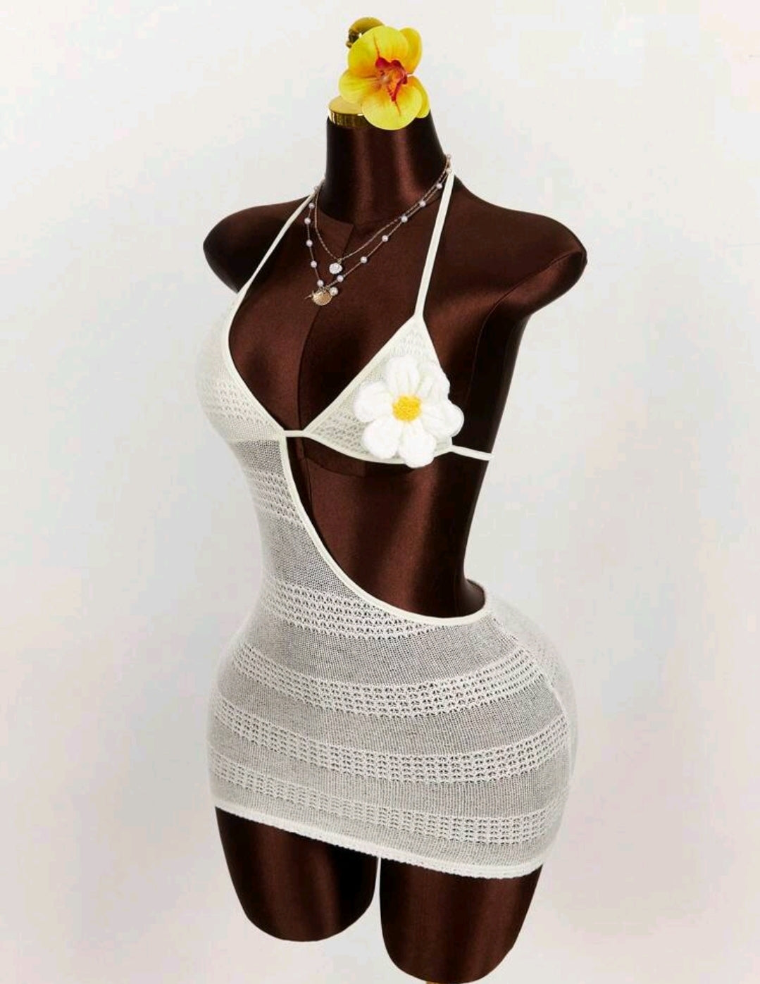 Crochet Flower Dress