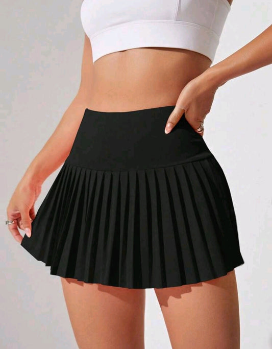 Pleated Skirt Black