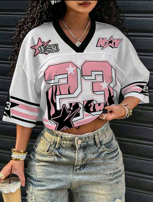 White Number Crop