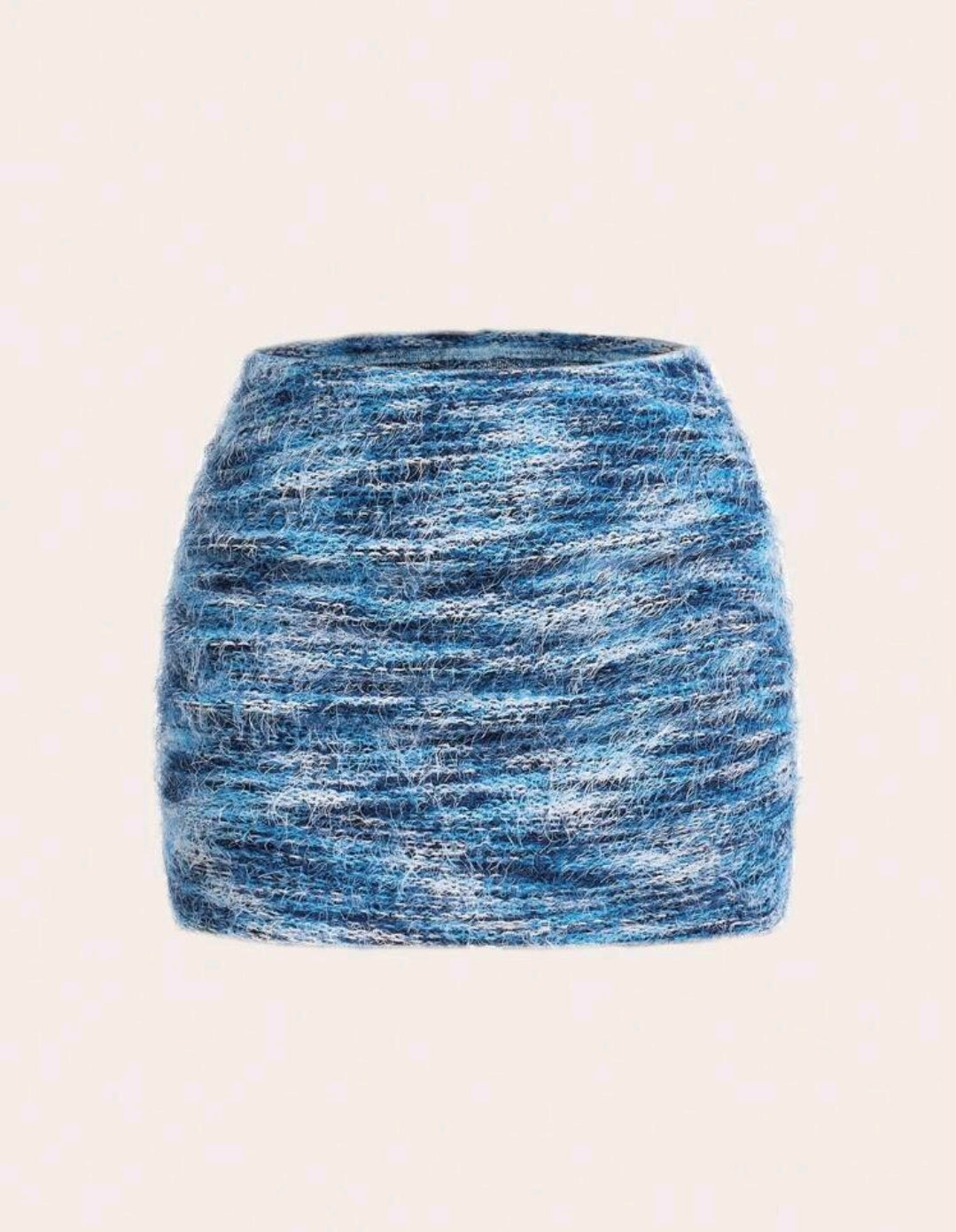 Fluffy Malliard Skirt - Blue