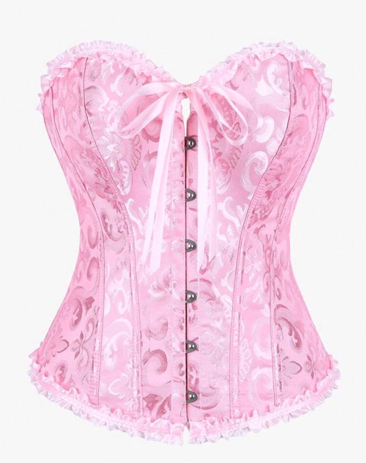 Baby Pink Long Corset