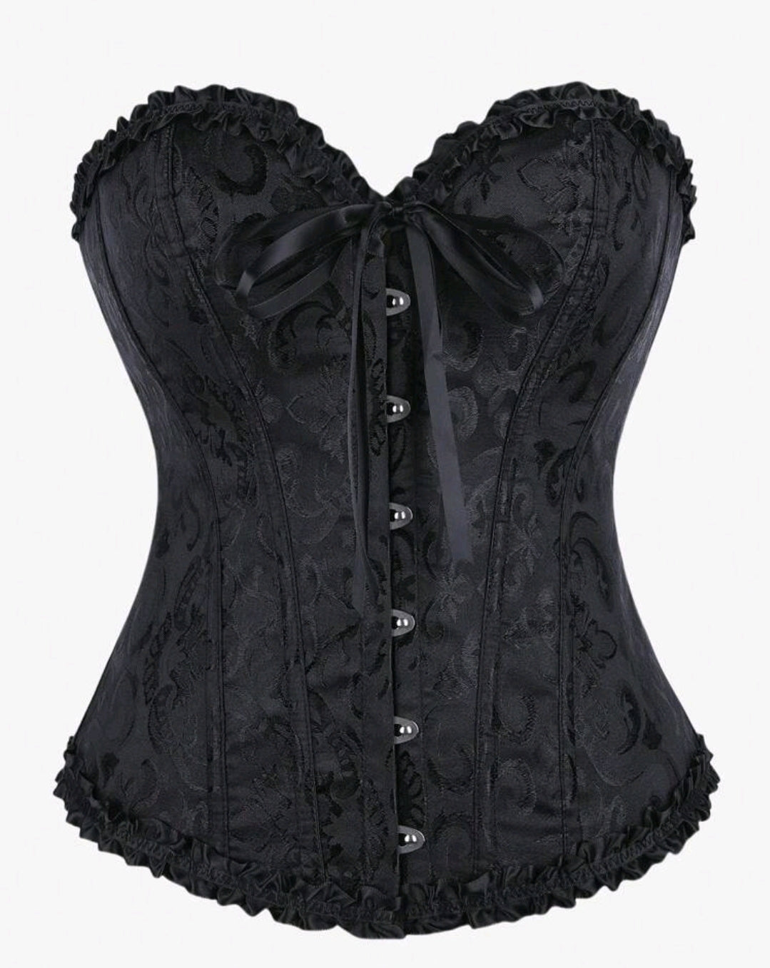 Long Black Corset