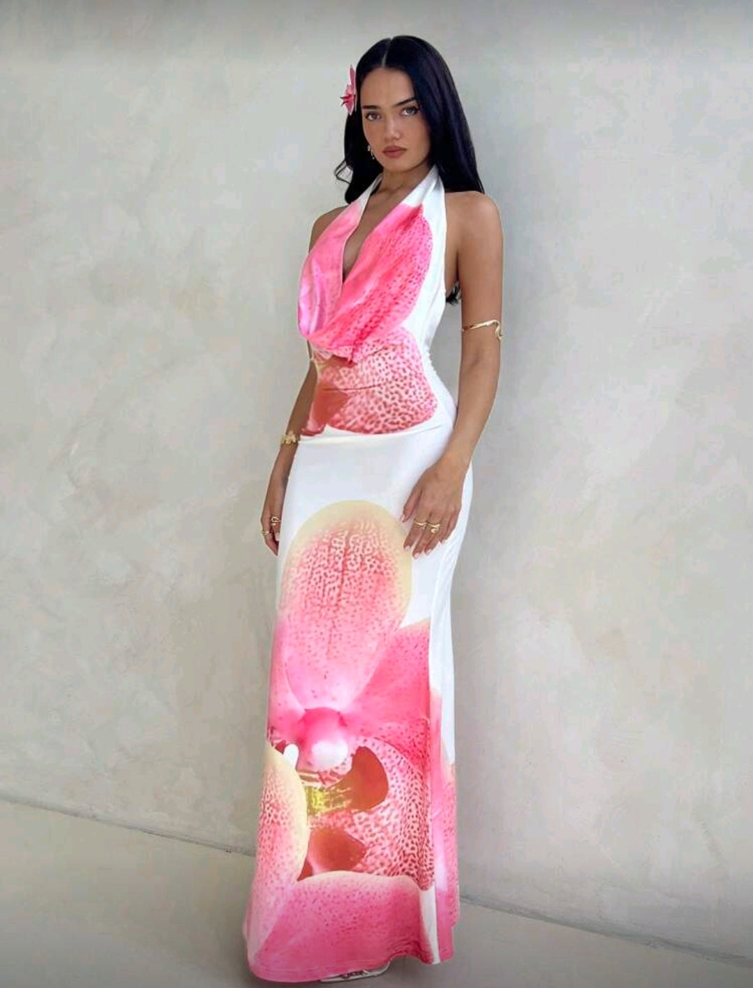 Cowl Neck Dress