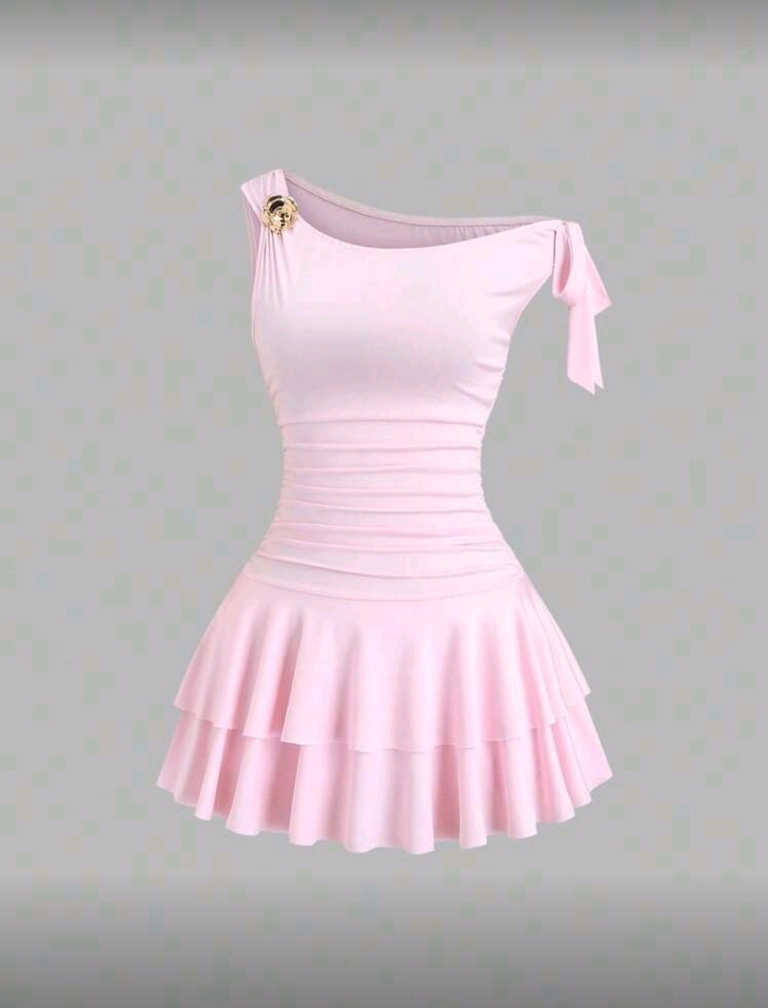 Pink Babydoll Dress