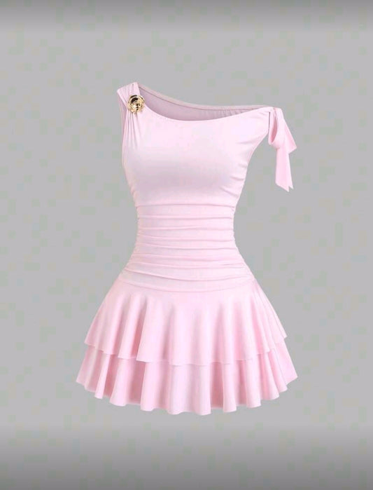 Pink Babydoll Dress