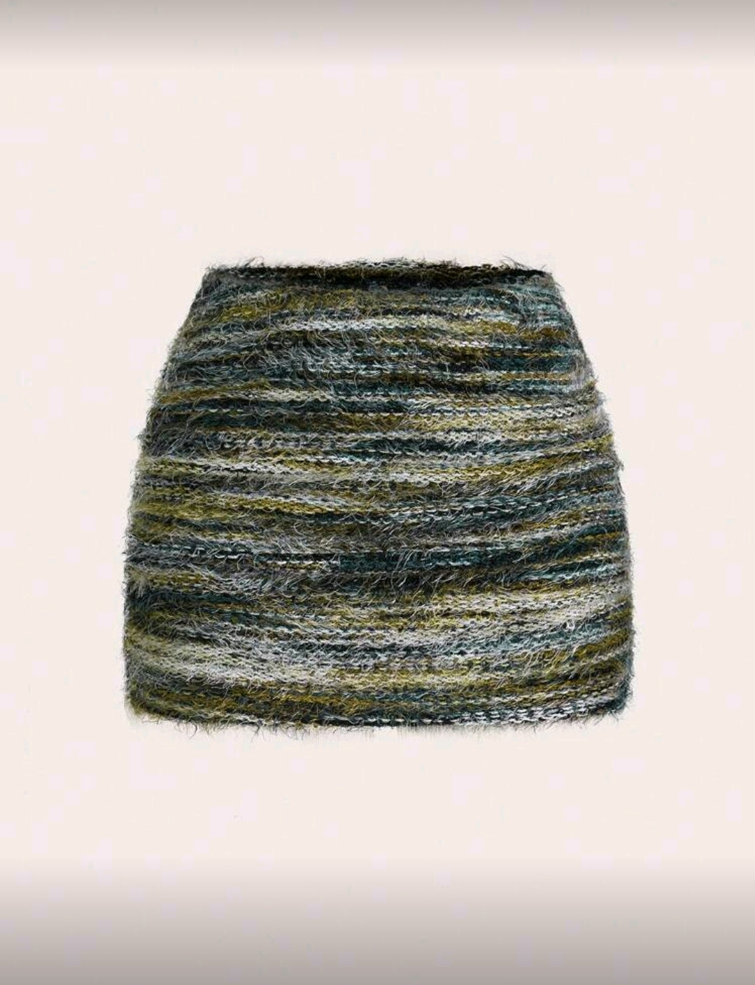 Green Fluffy Skirt