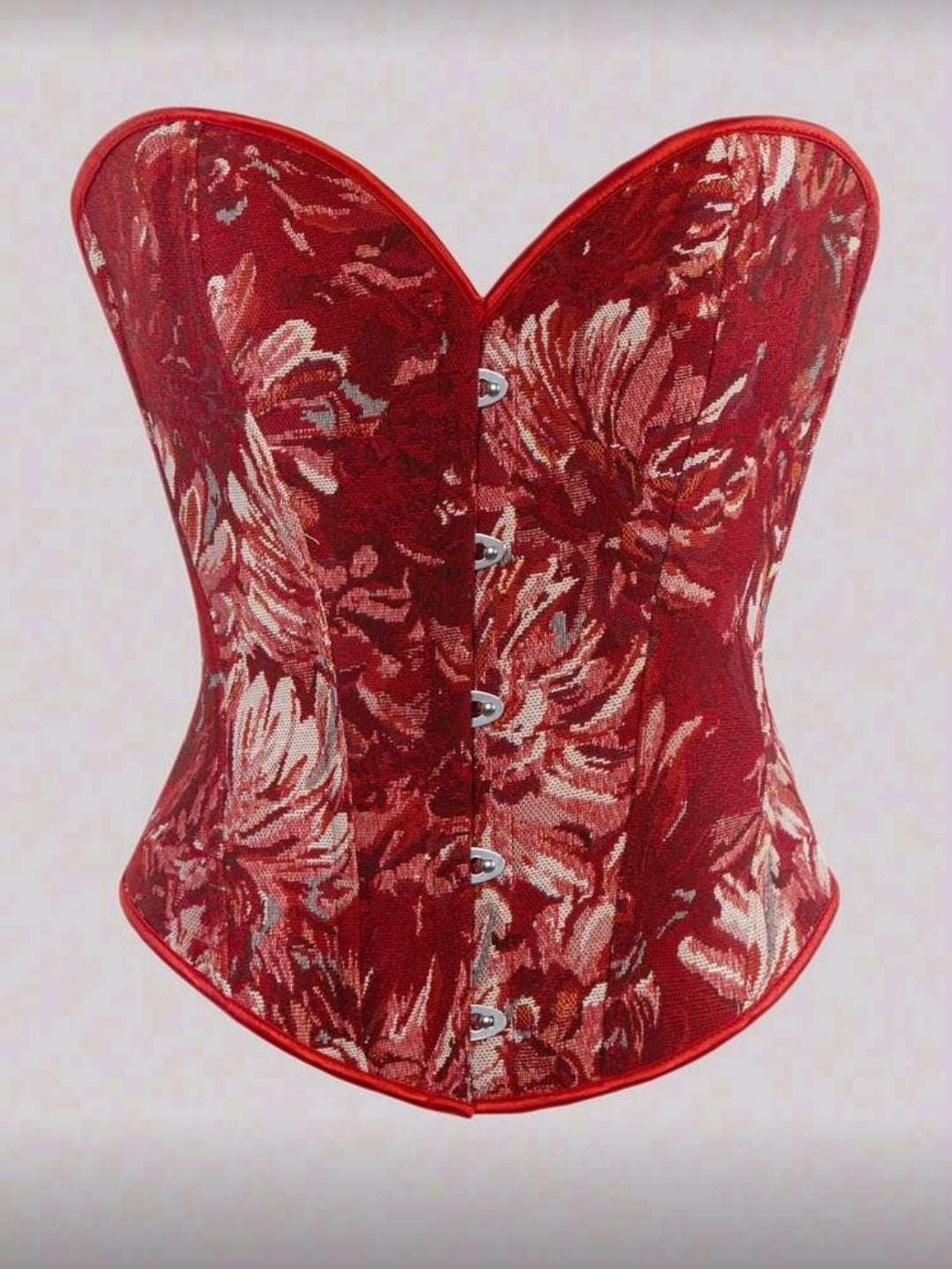 Red Long Corset