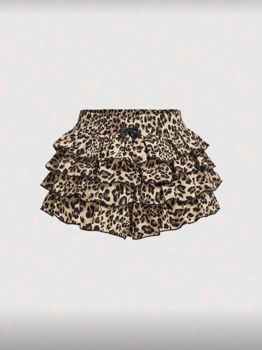 Cheetah Ruffle Shortss