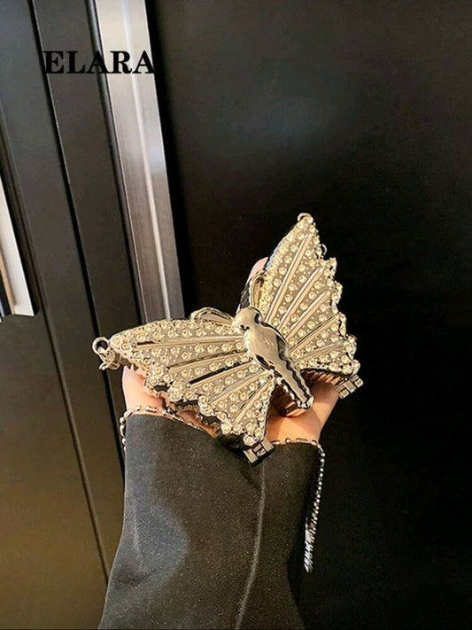 Gold Butterfly Bag
