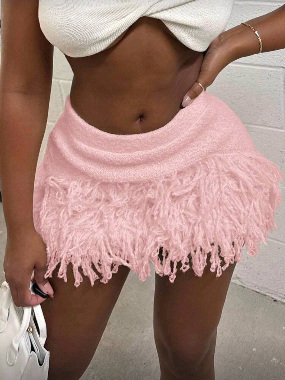 Pink Fluffy Skirt