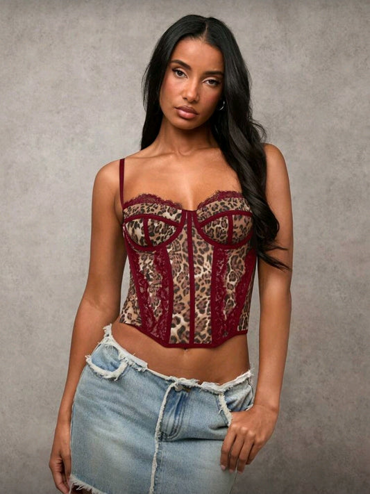 Burgundy Bustier