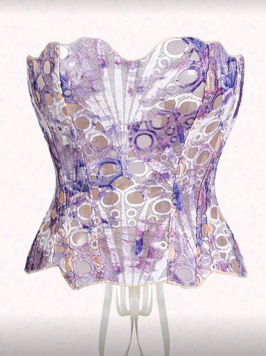 Lilac Lace Corset