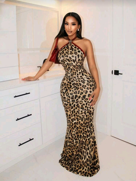Leopard Mermaid Dress