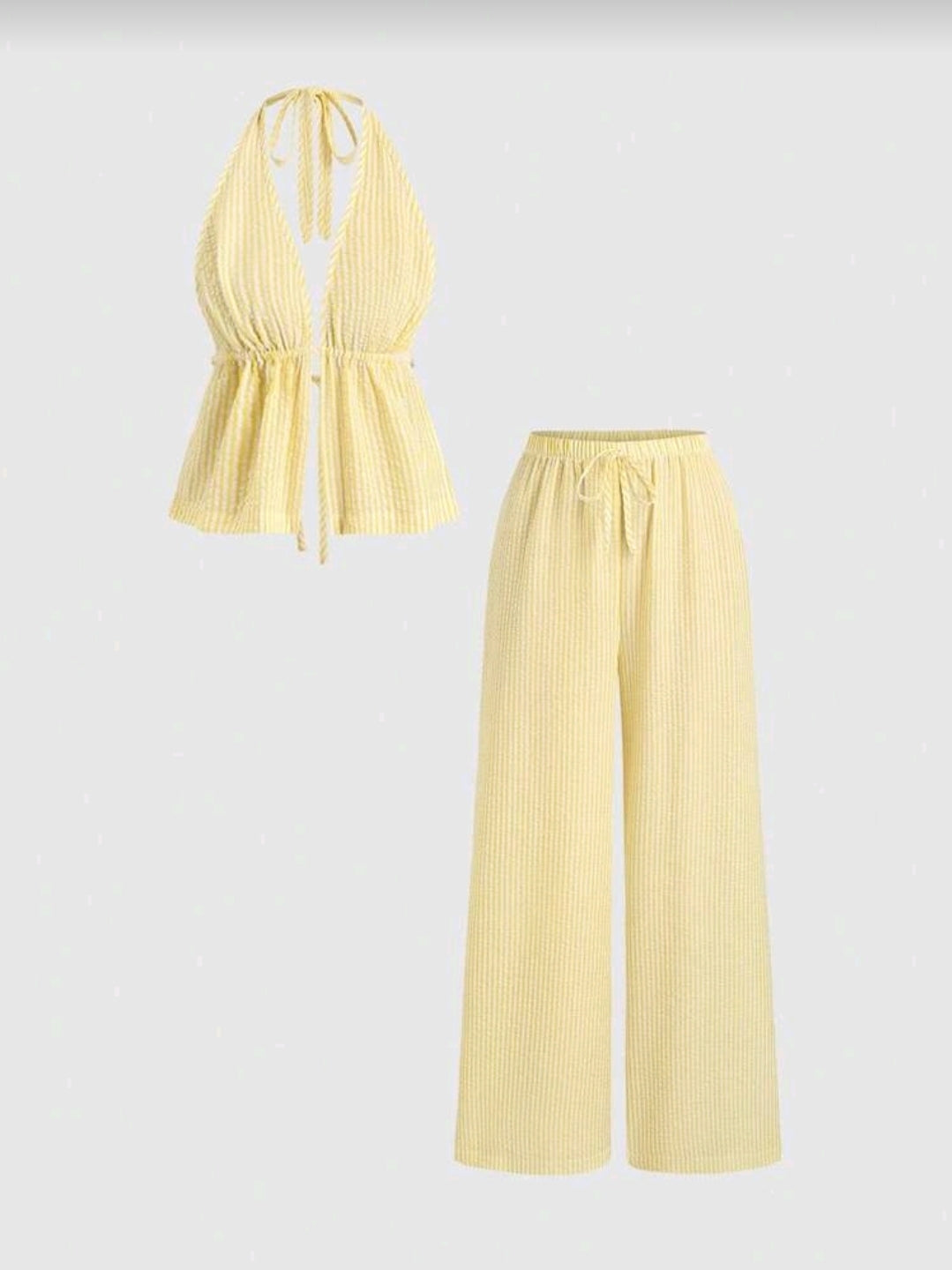 Yellow Striped Set