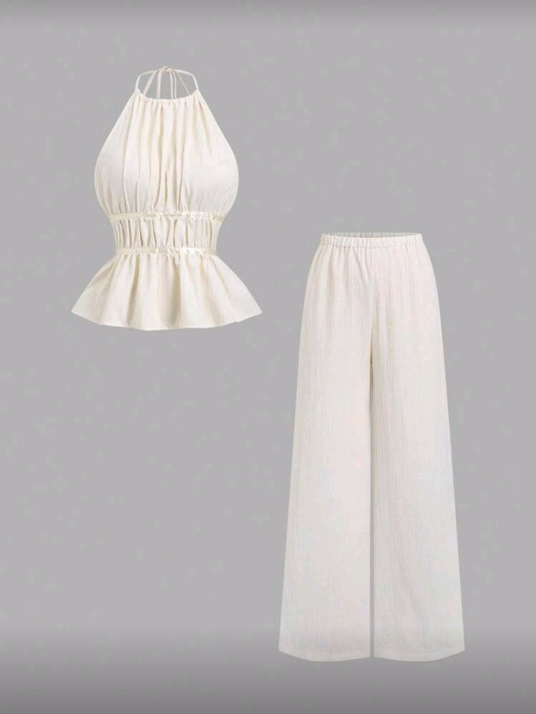 Apricot Halter Set