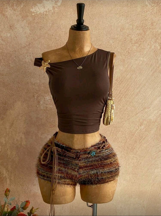 Brown Fluffy Set