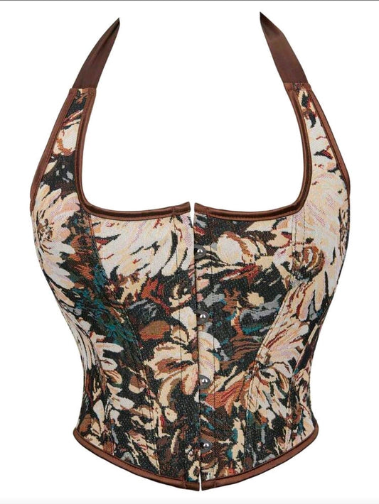 Brown Halter Corset