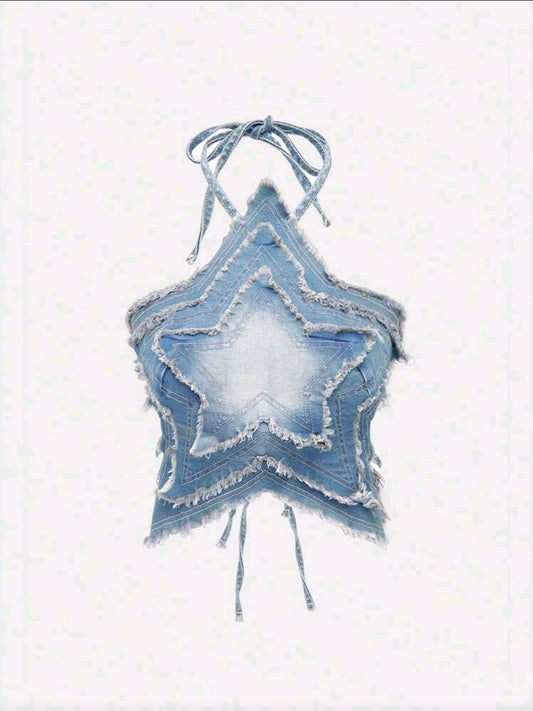 Star Denim Top