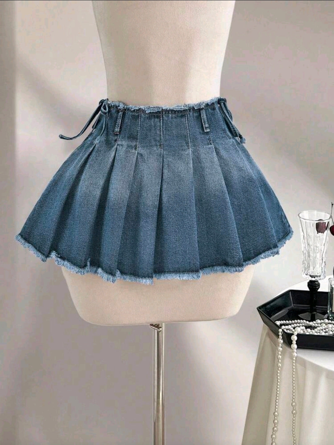 Blue Denim Skirt