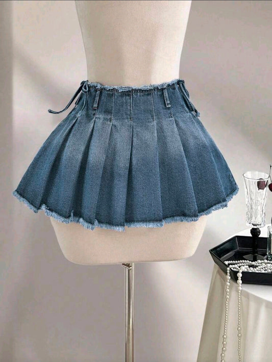 Blue Denim Skirt