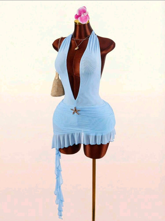 Blue Starfish Dress