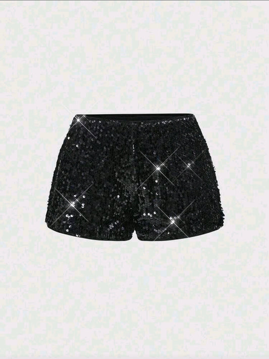 Sparkly Shorts Black
