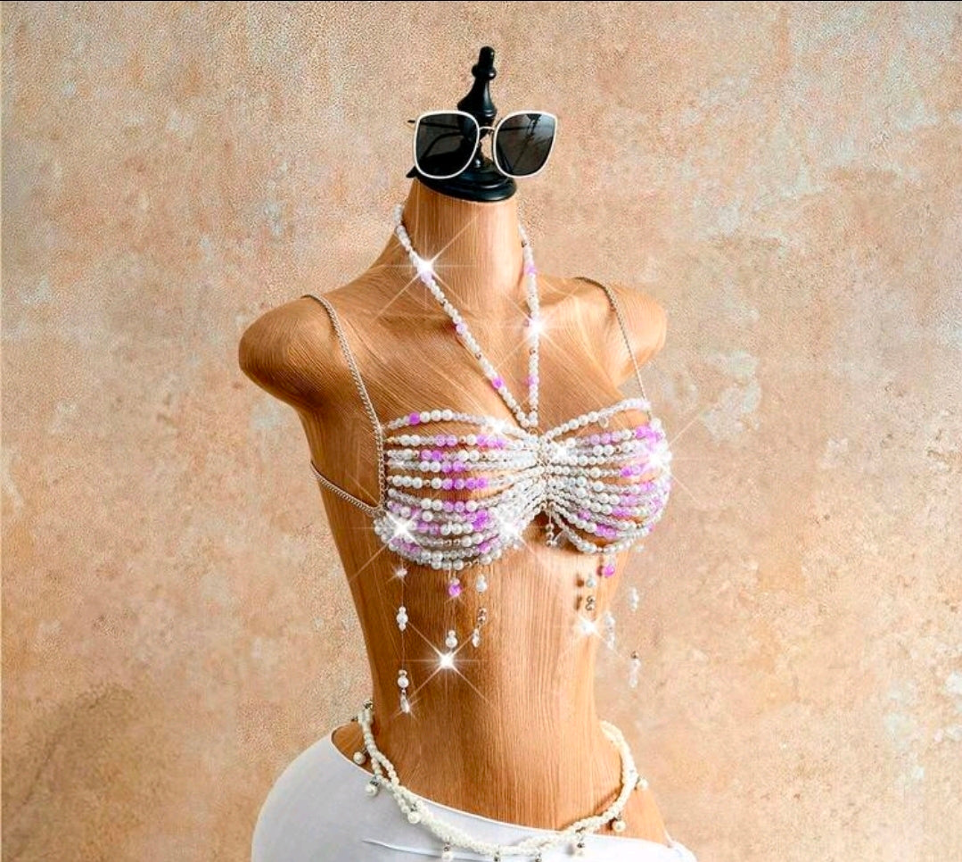 Purple Bead Top