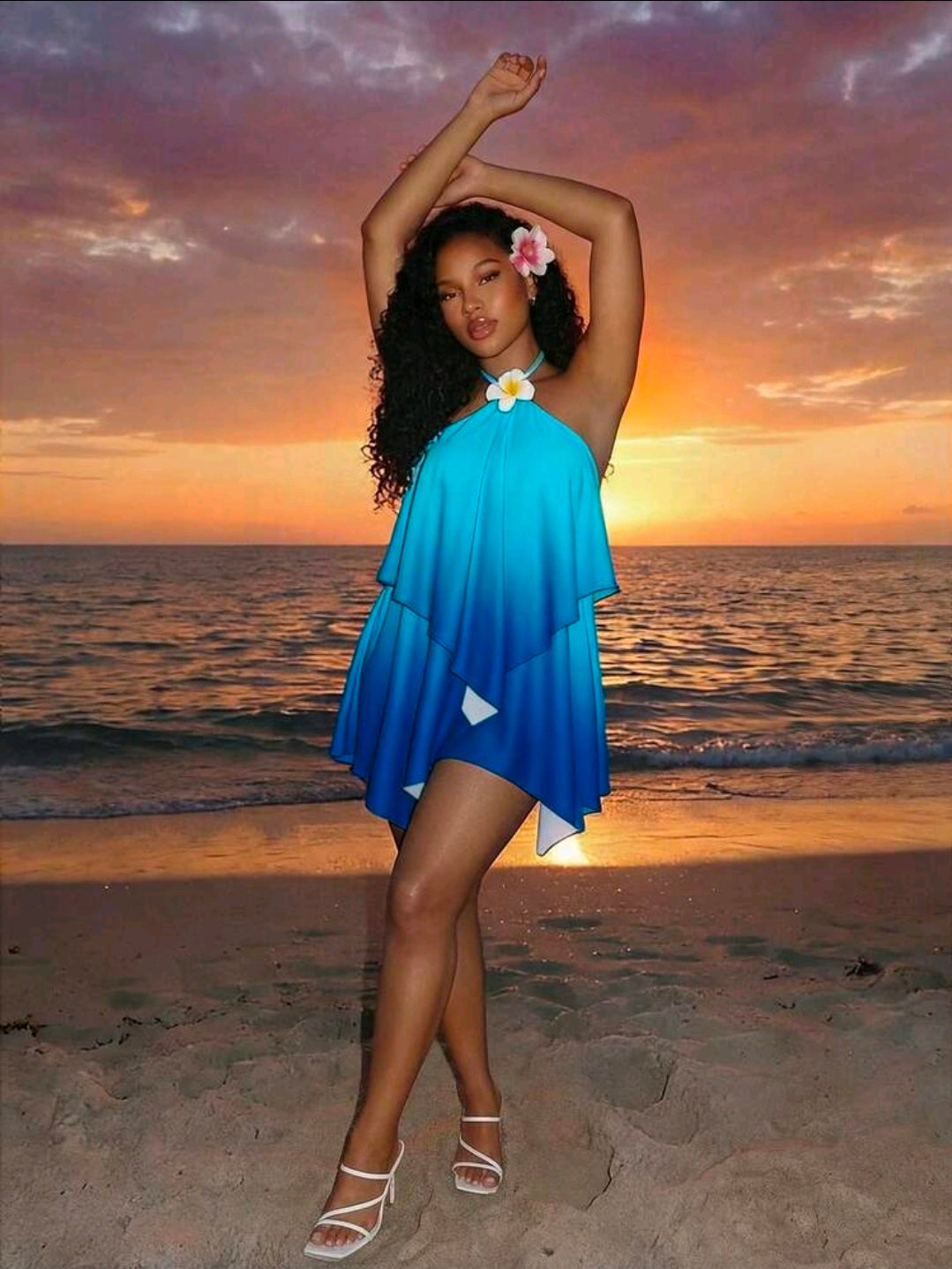Blue Ombre Dress